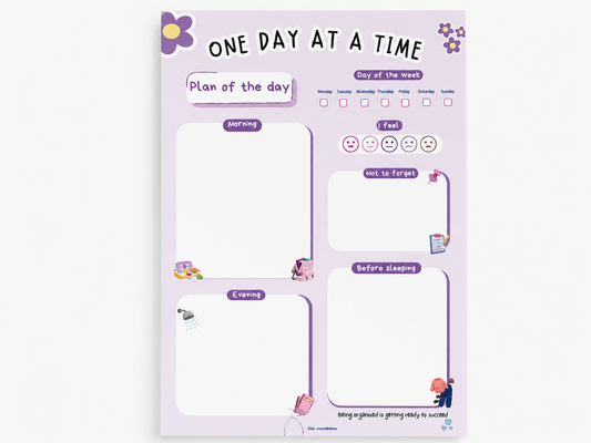 One Day At A Time – Islamic Daily Planner Pad