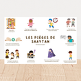 Charger l'image dans la visionneuse de la galerie, Affiche éducative islamique – Les pièges de Shaytan
