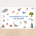 Charger l'image dans la visionneuse de la galerie, Allah a créé tout ceci… – Affiche éducative islamique
