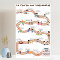 Charger l'image dans la visionneuse de la galerie, The Hassanat Race – Islamic Educational Poster for Kids
