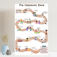 Charger l'image dans la visionneuse de la galerie, The Hassanat Race – Islamic Educational Poster for Kids
