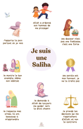 Cargar la imagen en la vista de la galería, Je suis une Saliha - Affiche islamique
